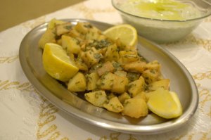 batata bil kizibra Potato with Coriander